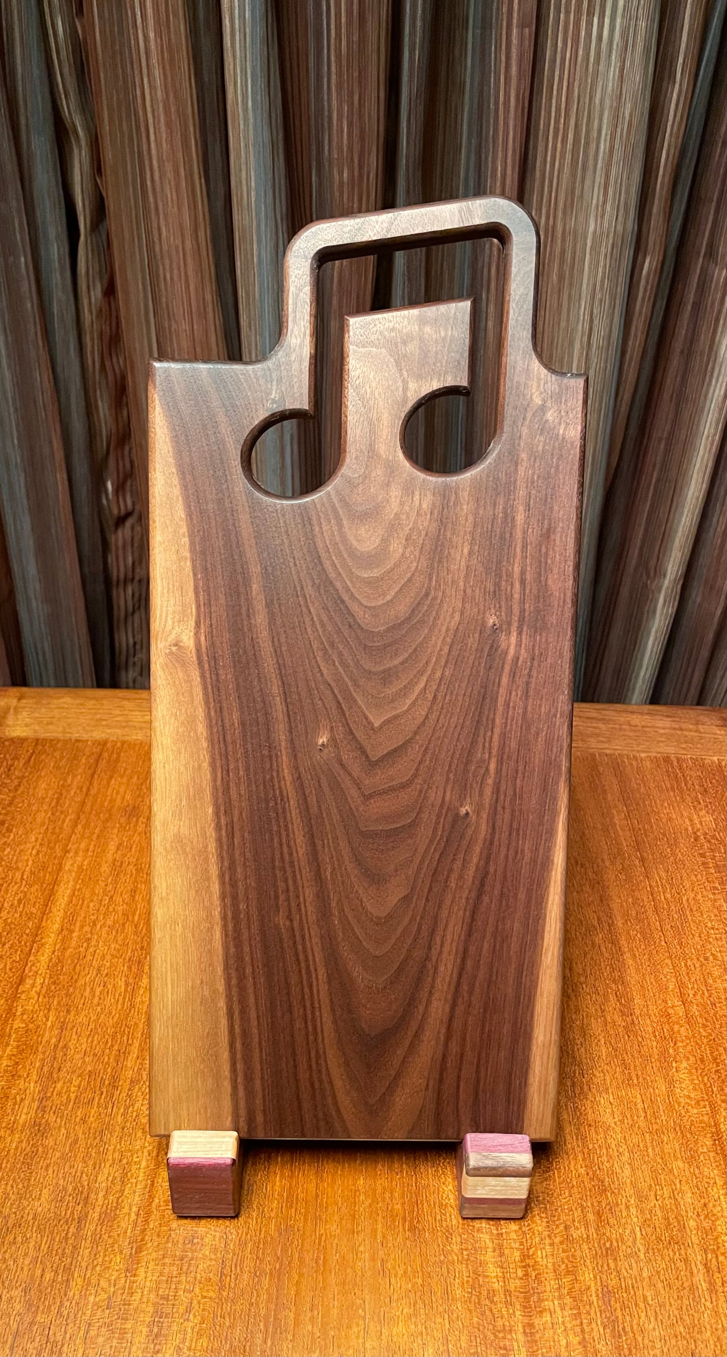 Charcuterie Board with Music Note Handle