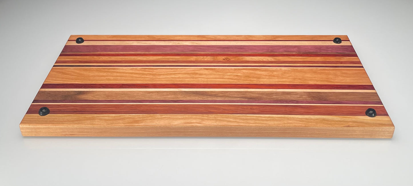 Cutting Board - Edge Grain With Tree Inlay