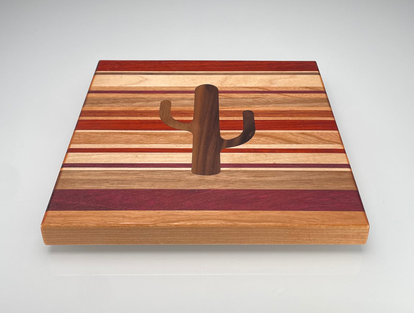 Trivet with Cactus Inlay