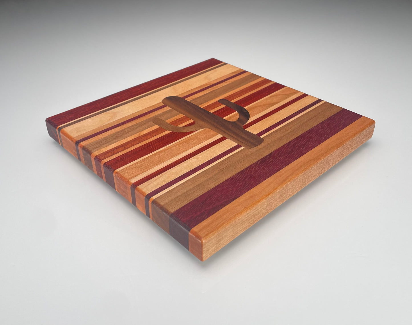 Trivet with Cactus Inlay