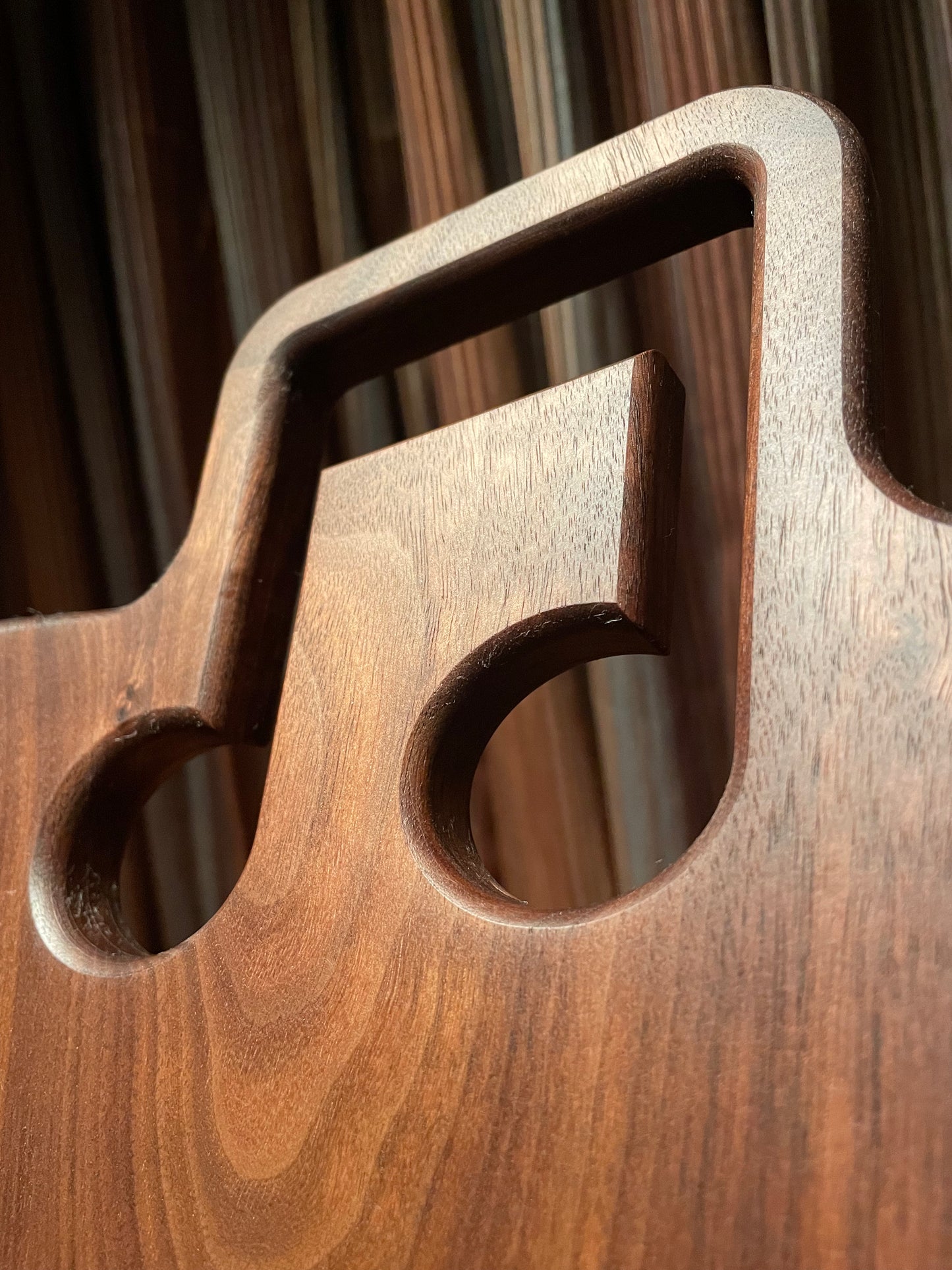 Charcuterie Board with Music Note Handle