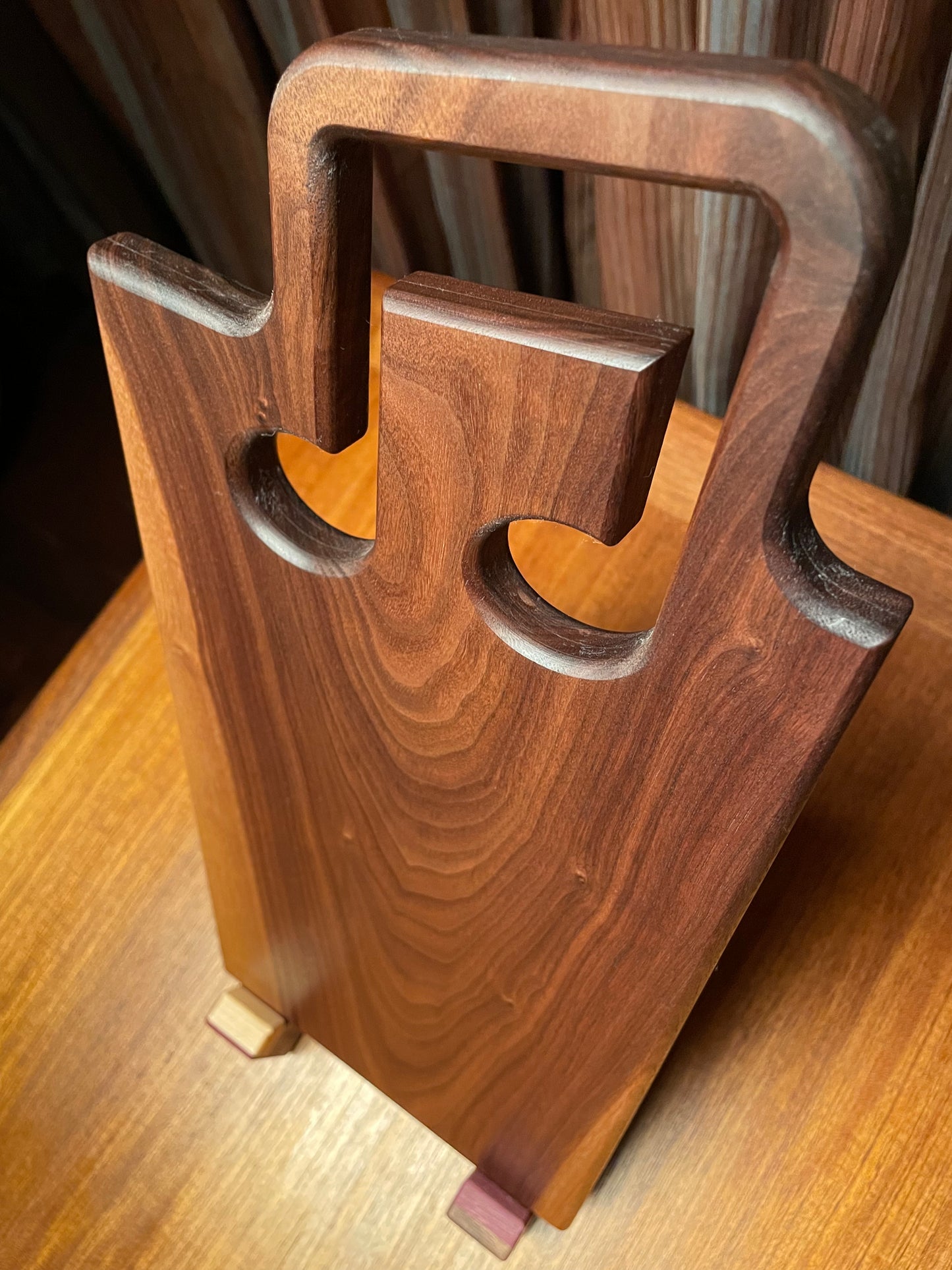 Charcuterie Board with Music Note Handle
