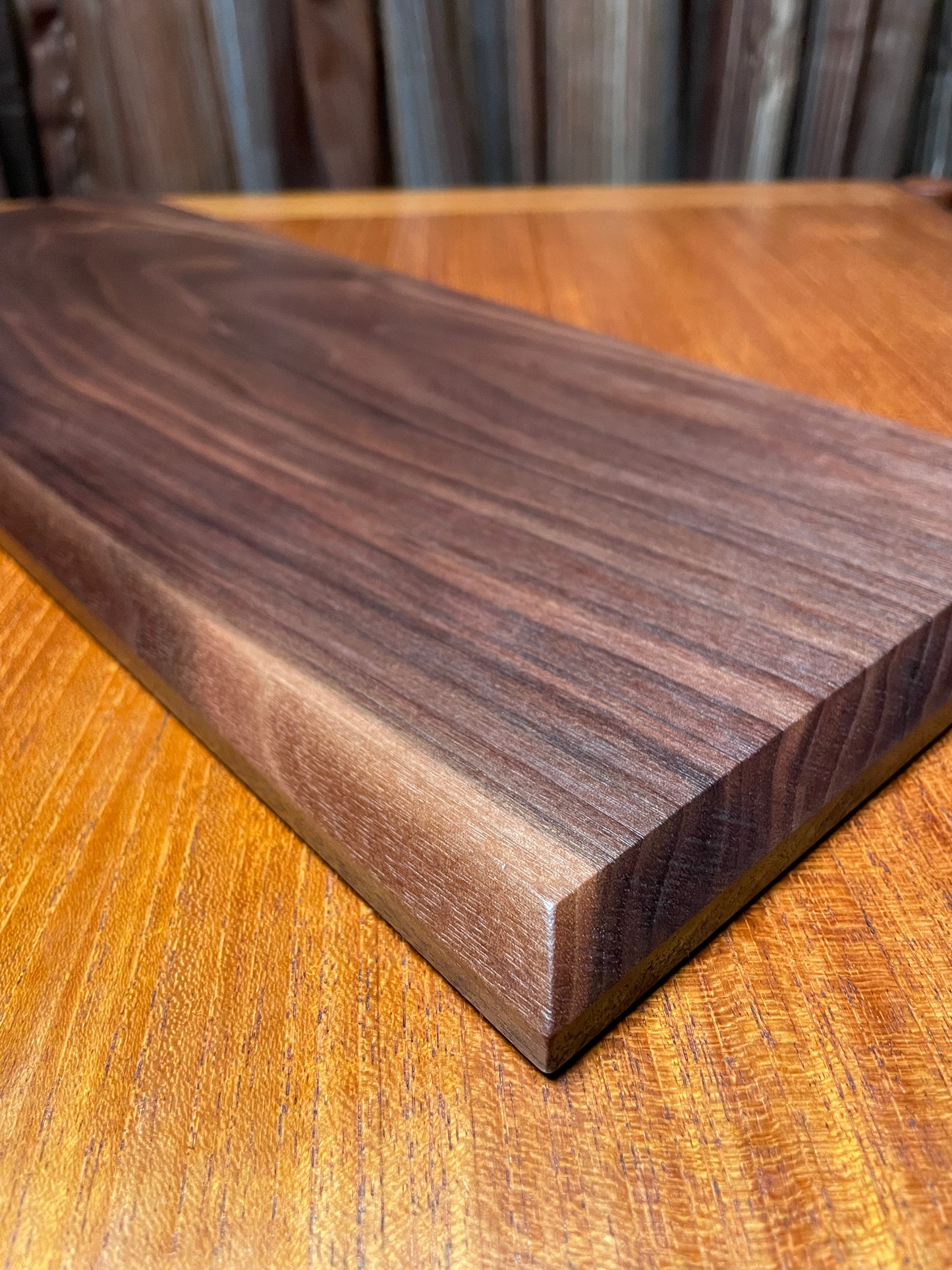 Walnut Charcuterie Board - Classic with Chamfered Bottom