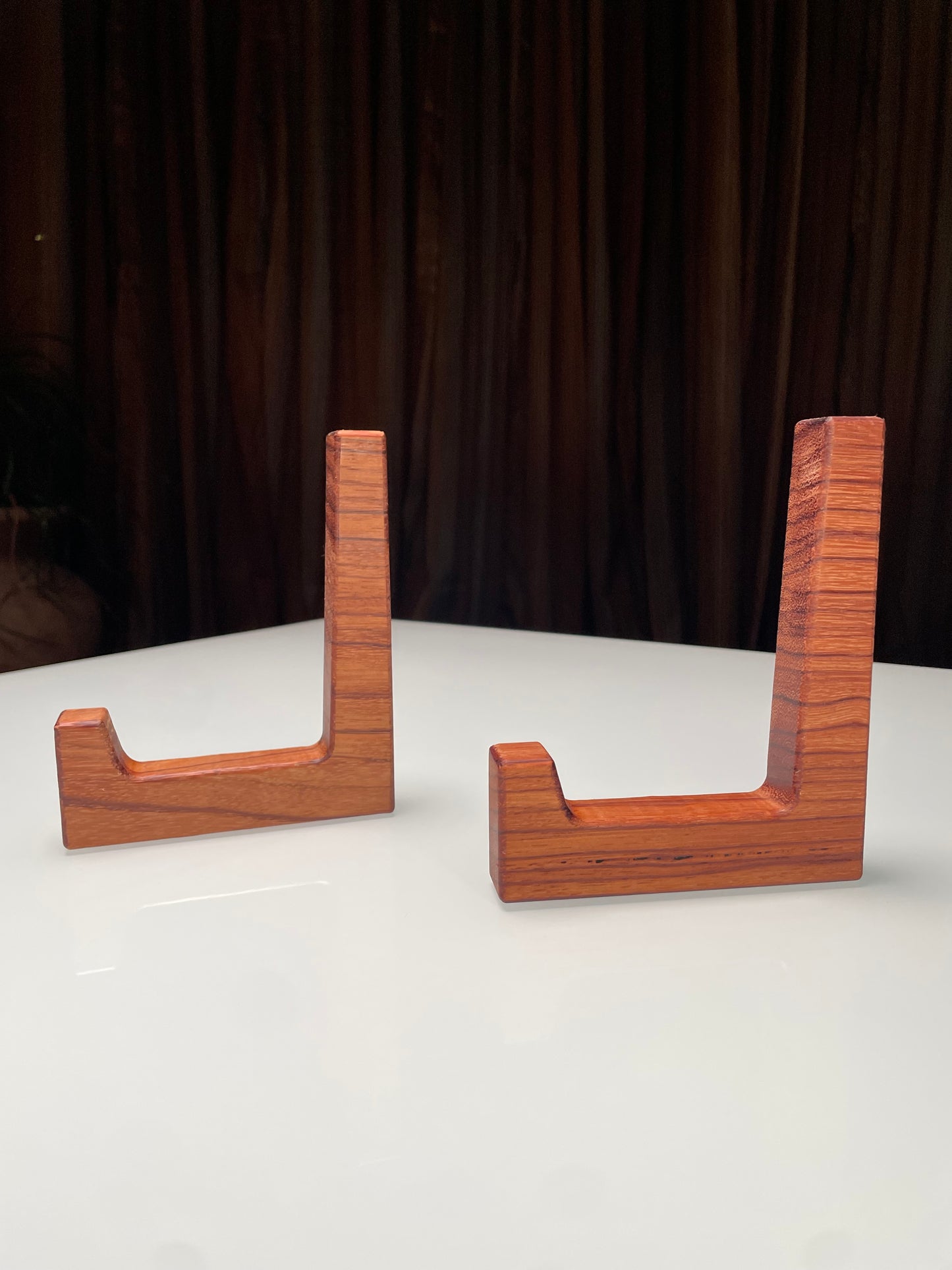 Cutting Board Stands - Zebrawood