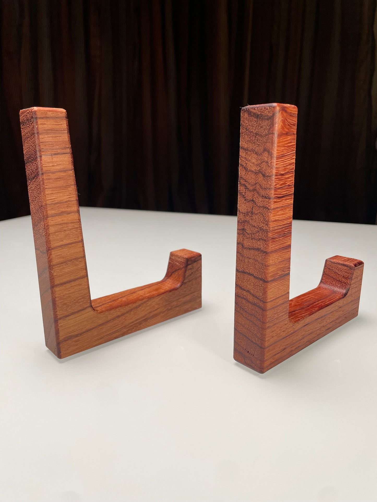 Cutting Board Stands - Zebrawood